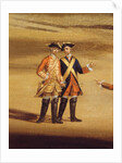Two officers in conversation, c.1758 by Samuel Wale
