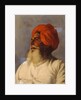 Ganda Singh, a Sikh chaprassee of Col Wilmer's topographical No.14 survey party, 1894 by Gertrude Ellen Burrard