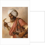 Hasan, water carrier to the artist and her husband at Simla in 1908 by Gertrude Ellen Burrard