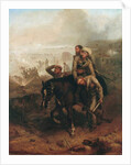 Lieutenant William George Cubitt earning the Victoria Cross at Lucknow during the Indian Mutiny on 30th June 1857, c.1860 by Chevalier Louis-William Desanges