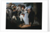 An officer of Light Dragoons taking leave of his wife, c.1795 by Henry Singleton
