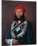 An Indian Officer of the 2nd Regiment Irregular Cavalry, 1852 by Alexander Sandor Svoboda