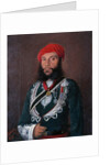 An Indian Officer of the 2nd Regiment Irregular Cavalry, 1852 by Alexander Sandor Svoboda