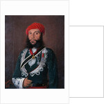 An Indian Officer of the 2nd Regiment Irregular Cavalry, 1852 by Alexander Sandor Svoboda