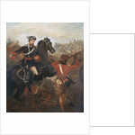 Lieutenant Frederick Robertson Aikman earning the Victoria Cross at Lucknow during the Indian Mutiny on 1st March 1858, c.1860 by Chevalier Louis-William Desanges