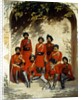 Indian Army Officers and Non-Commissioned Officers, 2nd Regiment of Cavalry, Punjab Frontier Force, c.1863 by Gordon Hayward