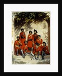 Indian Army Officers and Non-Commissioned Officers, 2nd Regiment of Cavalry, Punjab Frontier Force, c.1863 by Gordon Hayward