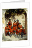 Indian Army Officers and Non-Commissioned Officers, 2nd Regiment of Cavalry, Punjab Frontier Force, c.1863 by Gordon Hayward