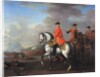 King George II at the Battle of Dettingen, with the Duke of Cumberland and Robert, 4th Earl of Holderness, 27th June 1743, c.1743 by John Wootton