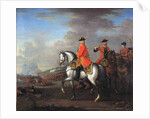 King George II at the Battle of Dettingen, with the Duke of Cumberland and Robert, 4th Earl of Holderness, 27th June 1743, c.1743 by John Wootton