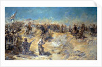 Charge of the 21st Lancers at the Battle of Omdurman on 2nd September 1898, 1899 by Edward Matthew Hale