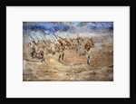 Return of the Fore and Aft, Gloucestershire Regiment advancing to the attack, India North West Frontier, 1897 by Edward Matthew Hale