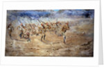Return of the Fore and Aft, Gloucestershire Regiment advancing to the attack, India North West Frontier, 1897 by Edward Matthew Hale