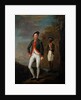 A British Officer of a Madras Sepoy Battalion Attended by a Sepoy Servant, c.1769 by Carl C.A. von Imhoff