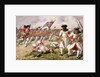 The Battle of Ramillies, The 16th Foot charging the French Infantry, 1900 by Richard Simkin