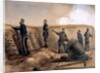 A 13-inch mortar of the Royal Artillery in action, 1855 by Lt. Henry James Alderson
