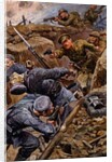 Captain Reginald James Young winning the Military Cross at the Battle of the Somme, 1916 by Stanley L. Wood