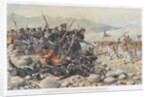 The last stand of the 44th East Essex Regiment at Gandamuk, 12th January 1842, 1915 by Richard Simkin