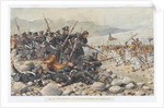 The last stand of the 44th East Essex Regiment at Gandamuk, 12th January 1842, 1915 by Richard Simkin