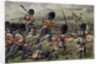 Detail of the Scots Fusilier Guards at the Battle of the Alma, Crimean War, 20 September 1854 by Richard Simkin