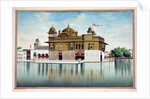 The Golden Temple at Amritsar by Indian School