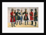 British Officers, Indian Army by Alfred Crowdy Lovett