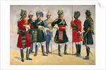 British Officers, Indian Army by Alfred Crowdy Lovett