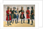 British Officers, Indian Army by Alfred Crowdy Lovett