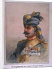 Head and Shoulders portrait of Risaldar, Durrani by Alfred Crowdy Lovett