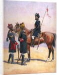 Soldiers of the 33rd Queen's Own Light Cavalry, Daffadar and the 34th Prince Albert Victor's Own Poona Horse by Alfred Crowdy Lovett