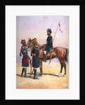 Soldiers of the 33rd Queen's Own Light Cavalry, Daffadar and the 34th Prince Albert Victor's Own Poona Horse by Alfred Crowdy Lovett