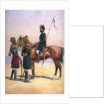 Soldiers of the 33rd Queen's Own Light Cavalry, Daffadar and the 34th Prince Albert Victor's Own Poona Horse by Alfred Crowdy Lovett