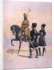 Soldier of the 37th Lancers Baluch, the 36th Jacob's Horse Pathan and the 35th Scinde Horse, Kot Daffadar Baluch by Alfred Crowdy Lovett