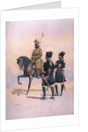 Soldier of the 37th Lancers Baluch, the 36th Jacob's Horse Pathan and the 35th Scinde Horse, Kot Daffadar Baluch by Alfred Crowdy Lovett