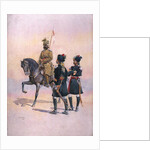 Soldier of the 37th Lancers Baluch, the 36th Jacob's Horse Pathan and the 35th Scinde Horse, Kot Daffadar Baluch by Alfred Crowdy Lovett