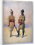 Soldiers of the Queen's Own Corps of Guides Infantry, Tanaoli by Alfred Crowdy Lovett