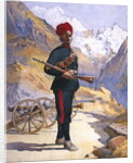 Gunner of the Mountain Battery, Punjabi Musalman by Alfred Crowdy Lovett