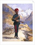 Gunner of the Mountain Battery, Punjabi Musalman by Alfred Crowdy Lovett