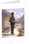 Gunner of the Mountain Battery, Punjabi Musalman by Alfred Crowdy Lovett