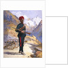 Gunner of the Mountain Battery, Punjabi Musalman by Alfred Crowdy Lovett