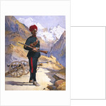 Gunner of the Mountain Battery, Punjabi Musalman by Alfred Crowdy Lovett