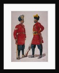 Soldiers of the 5th Light Infantry, Musalman Rajput and the 6th Jat Light Infantry, Jat Havildars by Alfred Crowdy Lovett