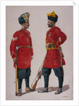 Soldiers of the 5th Light Infantry, Musalman Rajput and the 6th Jat Light Infantry, Jat Havildars by Alfred Crowdy Lovett