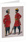 Soldiers of the 5th Light Infantry, Musalman Rajput and the 6th Jat Light Infantry, Jat Havildars by Alfred Crowdy Lovett