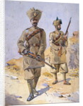 Soldiers of the 30th Punjabis, Awan and the 20th Duke of Cambridge's Own Infantry by Alfred Crowdy Lovett