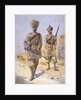 Soldiers of the 30th Punjabis, Awan and the 20th Duke of Cambridge's Own Infantry by Alfred Crowdy Lovett