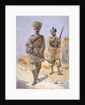 Soldiers of the 30th Punjabis, Awan and the 20th Duke of Cambridge's Own Infantry by Alfred Crowdy Lovett