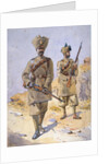 Soldiers of the 30th Punjabis, Awan and the 20th Duke of Cambridge's Own Infantry by Alfred Crowdy Lovett