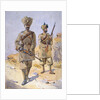 Soldiers of the 30th Punjabis, Awan and the 20th Duke of Cambridge's Own Infantry by Alfred Crowdy Lovett