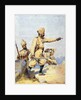Soldiers of the 24th Punjabis Malikdin Khel and Subadar, Jay Sikh by Alfred Crowdy Lovett